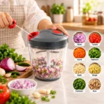 Multi-Blade Stainless Steel Vegetable Chopper Replacement Blade System – Sharp & Even Food Chopper Blades - Image 3