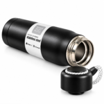 Black Water Bottle | Stylish Reusable Drinking Bottle - Image 2