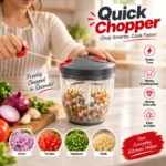 Multi-Blade Stainless Steel Vegetable Chopper Replacement Blade System – Sharp & Even Food Chopper Blades - Image 4