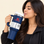 40 oz Vacuum Insulated Stainless Steel Travel Tumbler with Handle & Straw – Leak-Resistant Hot & Cold Car Mug - Image 5